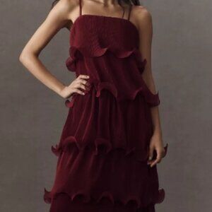 Endless Rose Pleated Tiered Midi Dress